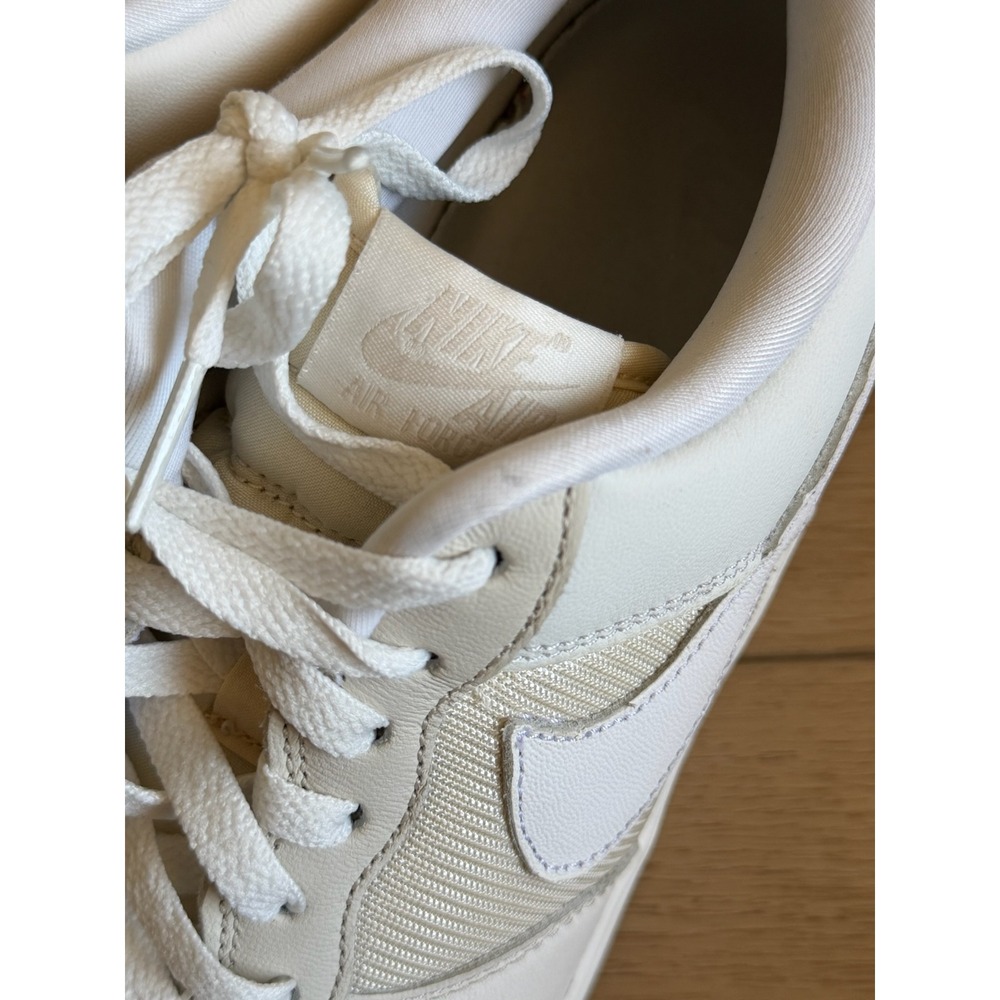 Nike Air Force 1 React Summit White Coconut Milk Mens 10.5 DM0573-101 Low Top XX - Picture 12 of 15